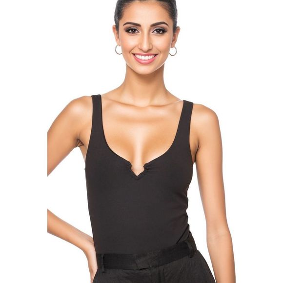 CAMI NYC-X Tayma Bodysuit in Black Small $220 - Picture 4 of 11